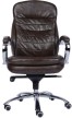 Кресло для руководителя Everprof Valencia M кожа EC-330 Leather Brown - 3