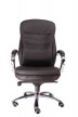 Кресло для руководителя Everprof Valencia M кожа EC-330 Leather Black - 3